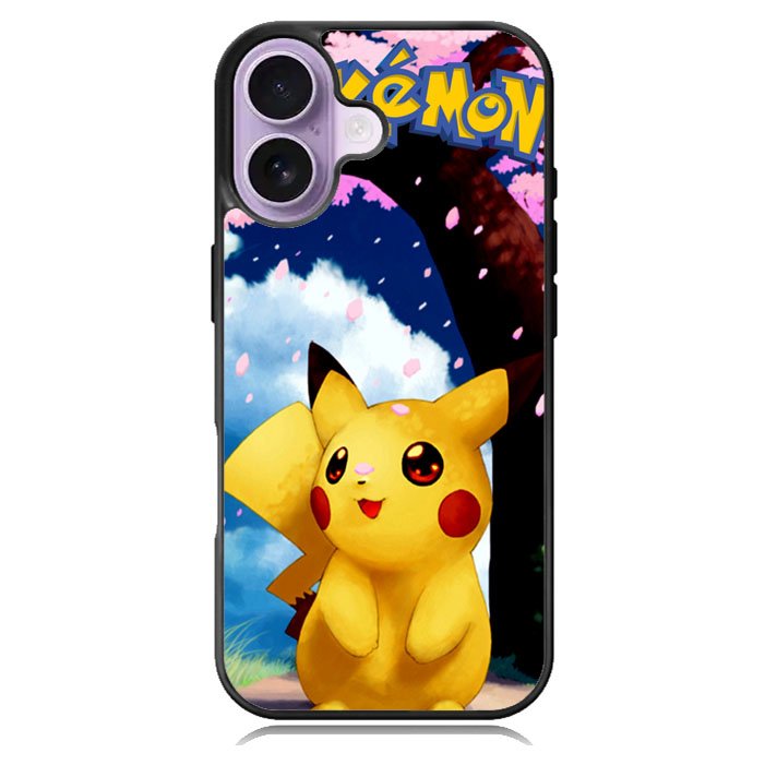 Awesome Sakura Sweet Pikachu Pokemon iPhone 17 Case BC1076