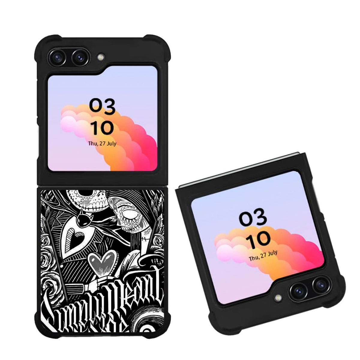 Jack And Sally Muertitos The Nightmare Before Christmas Case Samsung Galaxy Z Flip 5 5G BC1078