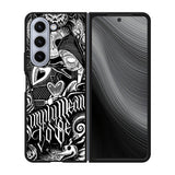 Jack And Sally Muertitos The Nightmare Before Christmas Case Samsung Galaxy z Fold 5 5G BC1078