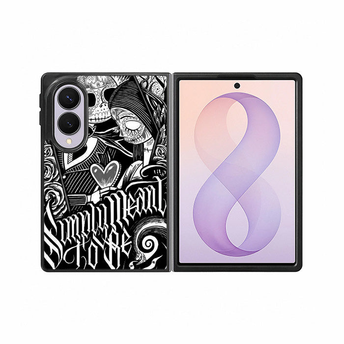 Jack And Sally Muertitos The Nightmare Before Christmas Samsung Galaxy Z Fold 8 Case BC1078