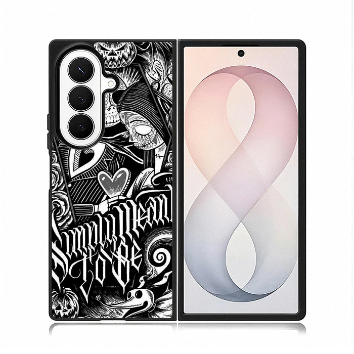 Jack And Sally Muertitos The Nightmare Before Christmas Samsung Galaxy Z Fold 8 Ultra Case BC1078