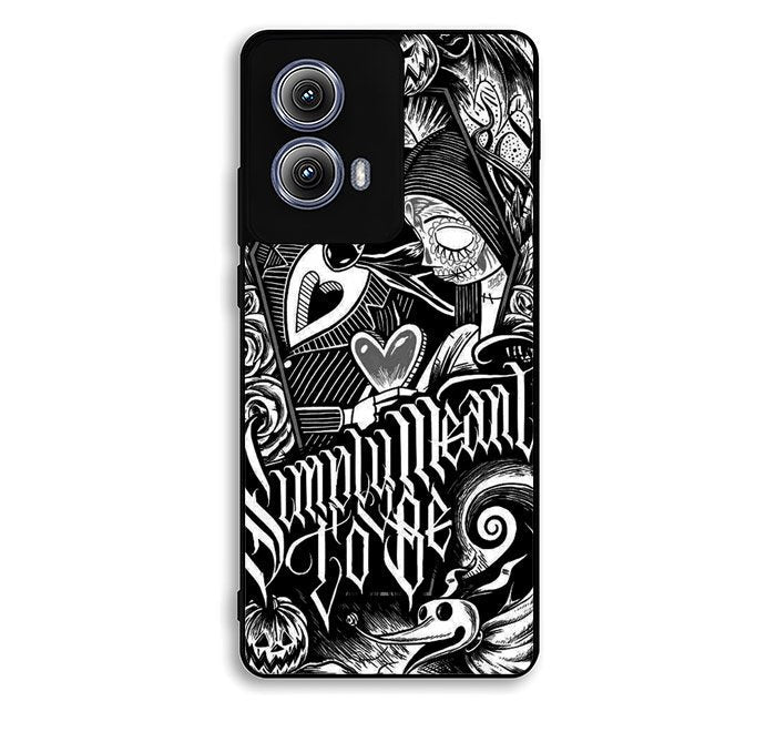 Jack And Sally Muertitos The Nightmare Before Christmas Motorola Moto Edge 2024 Case FE0256
