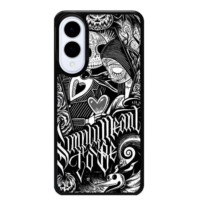 Jack And Sally Muertitos The Nightmare Before Christmas Samsung Galaxy S25 Edge Case BC1078