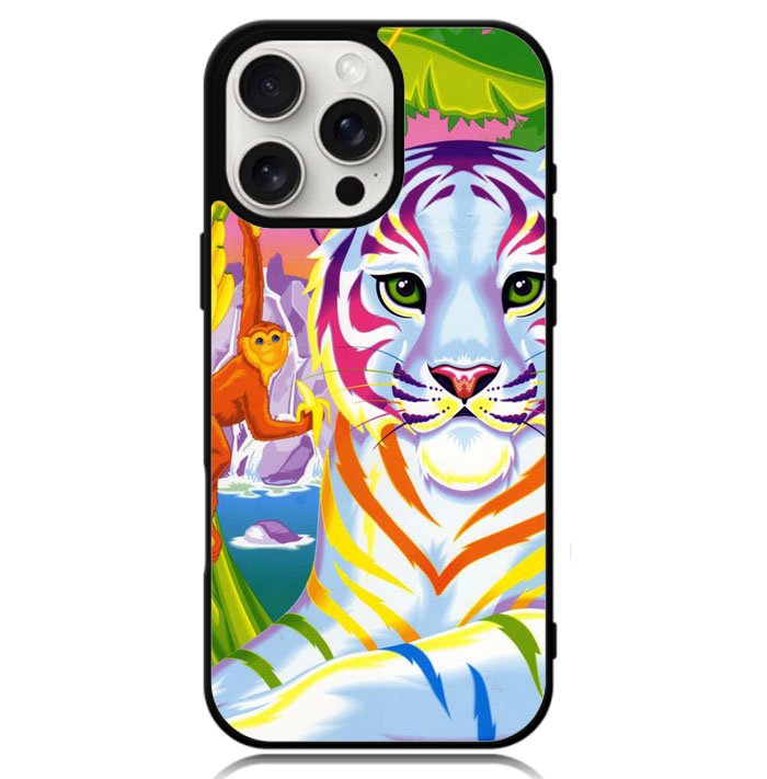 Neon Tiger And Monkey iPhone 16 Pro Case