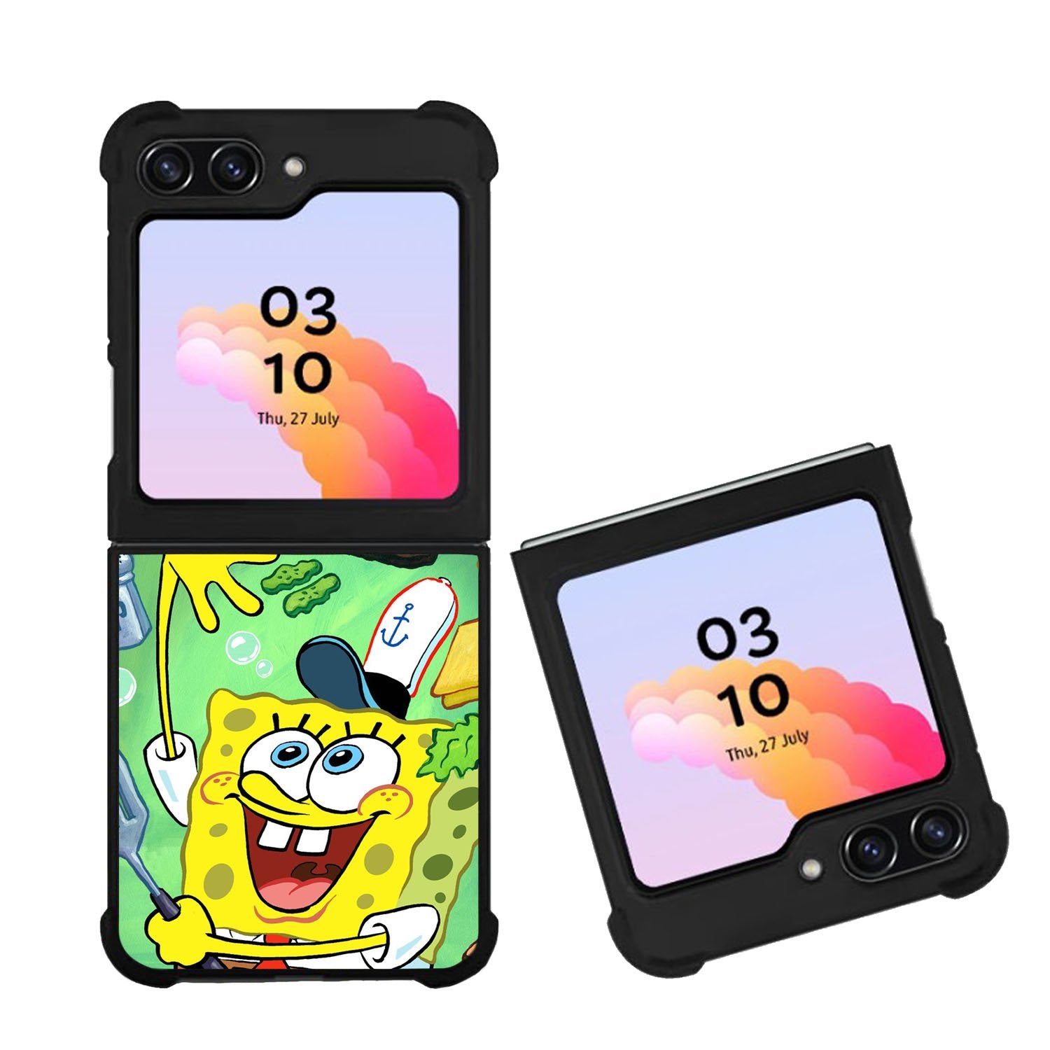 Spongebob Squarepants krabby patty Case Samsung Galaxy Z Flip 5 5G BC1080