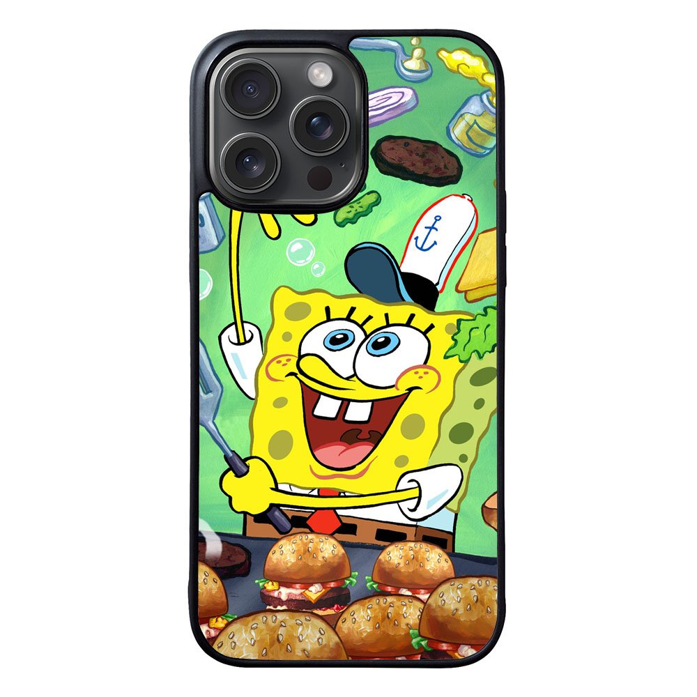 Spongebob Squarepants krabby patty Case iPhone 15 Pro Max BC1080