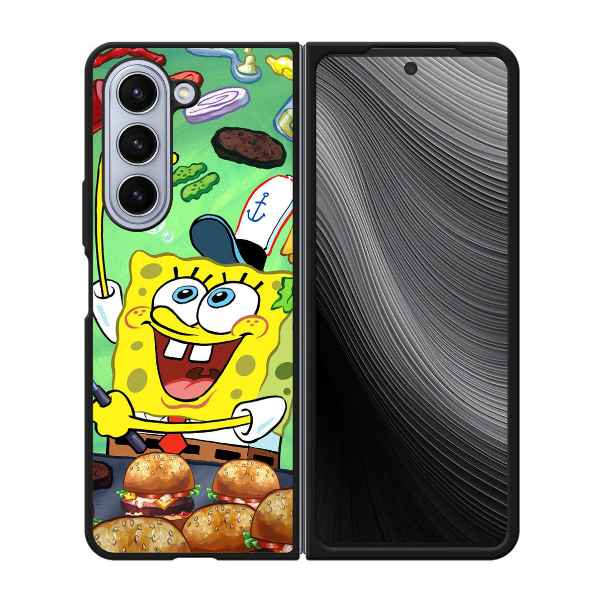 Spongebob Squarepants krabby patty Case Samsung Galaxy z Fold 5 5G BC1080