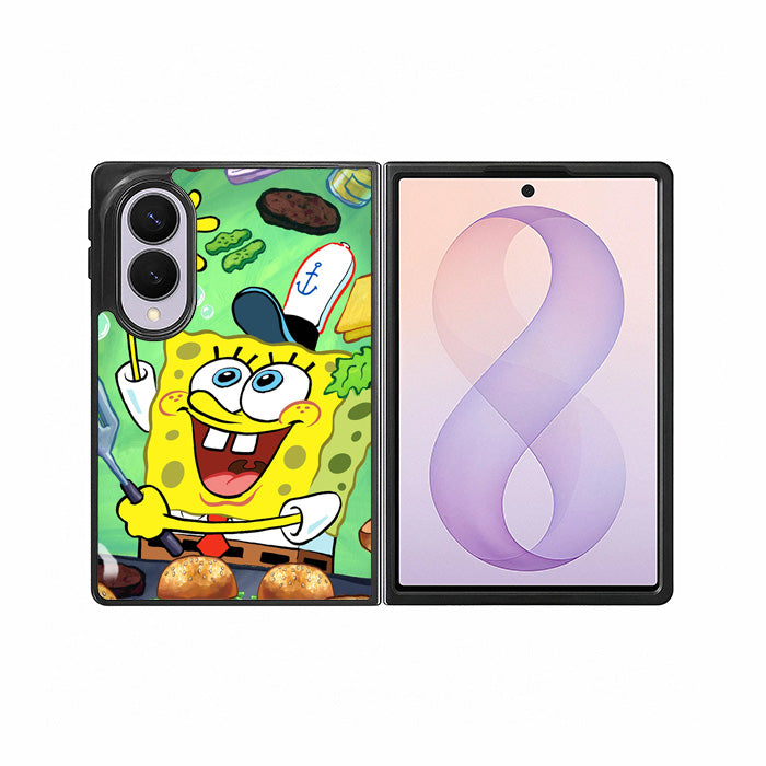 Spongebob Squarepants krabby patty Samsung Galaxy Z Fold 8 Case BC1080