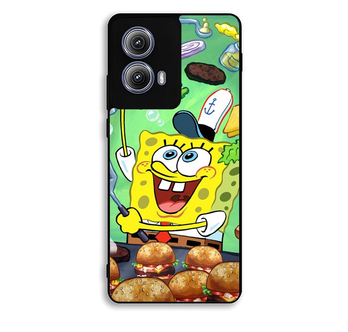 Spongebob Squarepants Krabby Patty Motorola Moto Edge 2024 Case FE8239