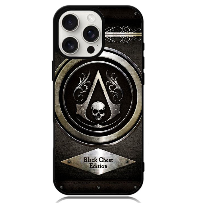 Assassins Creed Black Flag Logo Case iPhone 16 Pro Max BC1084