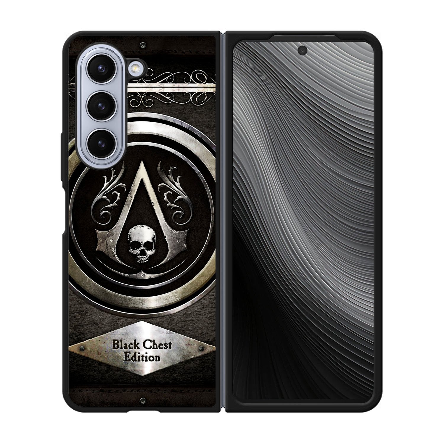 Assassins Creed Black Flag Logo Case Samsung Galaxy z Fold 5 5G BC1084
