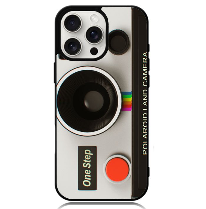 Vintage Polaroid Camera Case iPhone 16 Pro Max BC1085