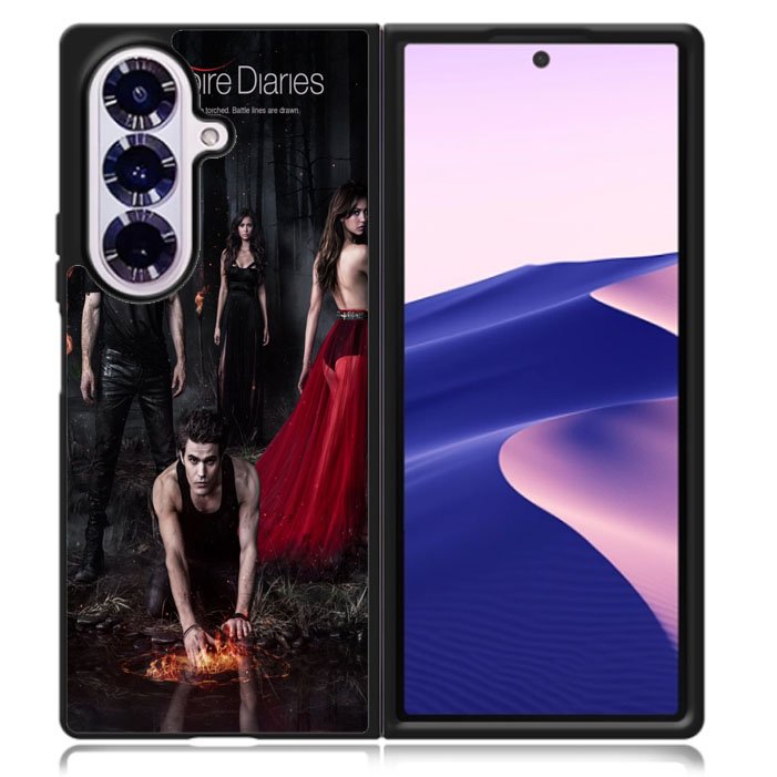 Vampire diaries season 5 posters Samsung Galaxy Z Fold 7 5G Case BC1090
