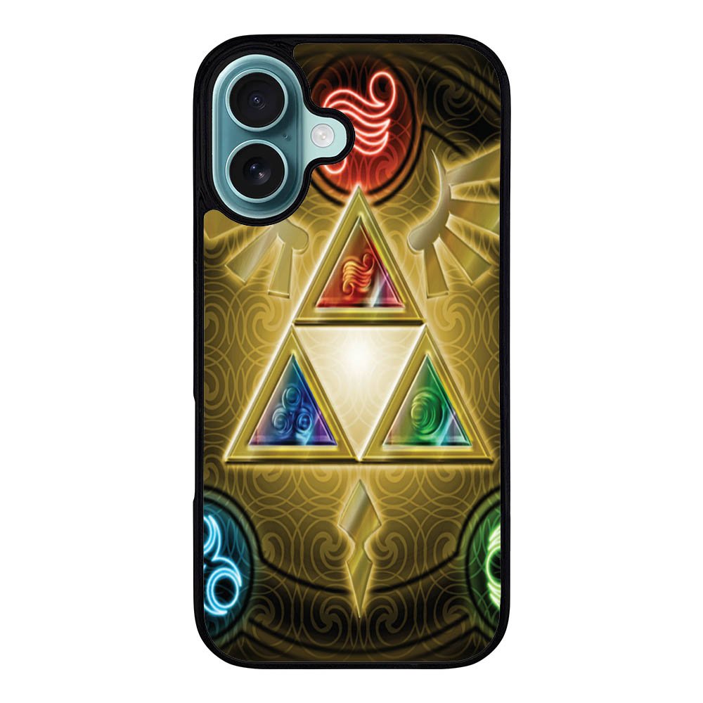 Zelda Triforce Element Case iPhone 16 Plus BC1091