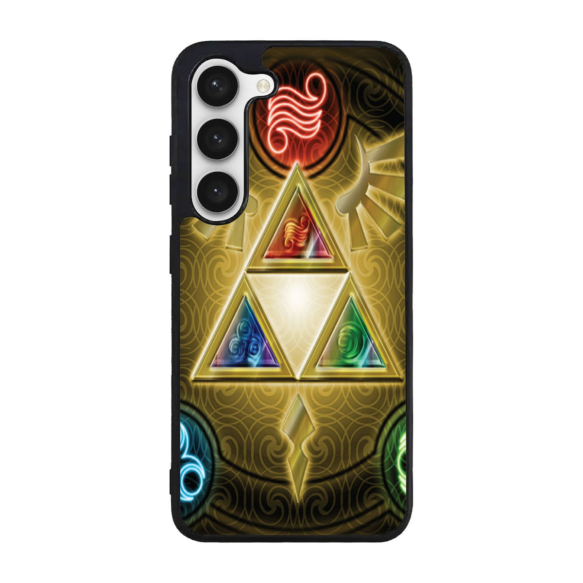 Zelda Triforce Element Case Samsung Galaxy S24 FE 5G BC1091