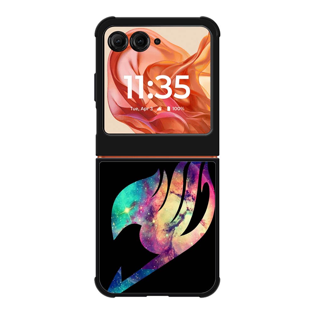 Fairy Tail Logo Galaxy Space Motorola Moto Razr 2025/2024 , Moto Razr 60/50 Case BC1095
