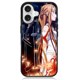 SWORDS ART ONLINE SAO KIRITO AND ASUMA ANIME  Case iPhone 16 BC1104