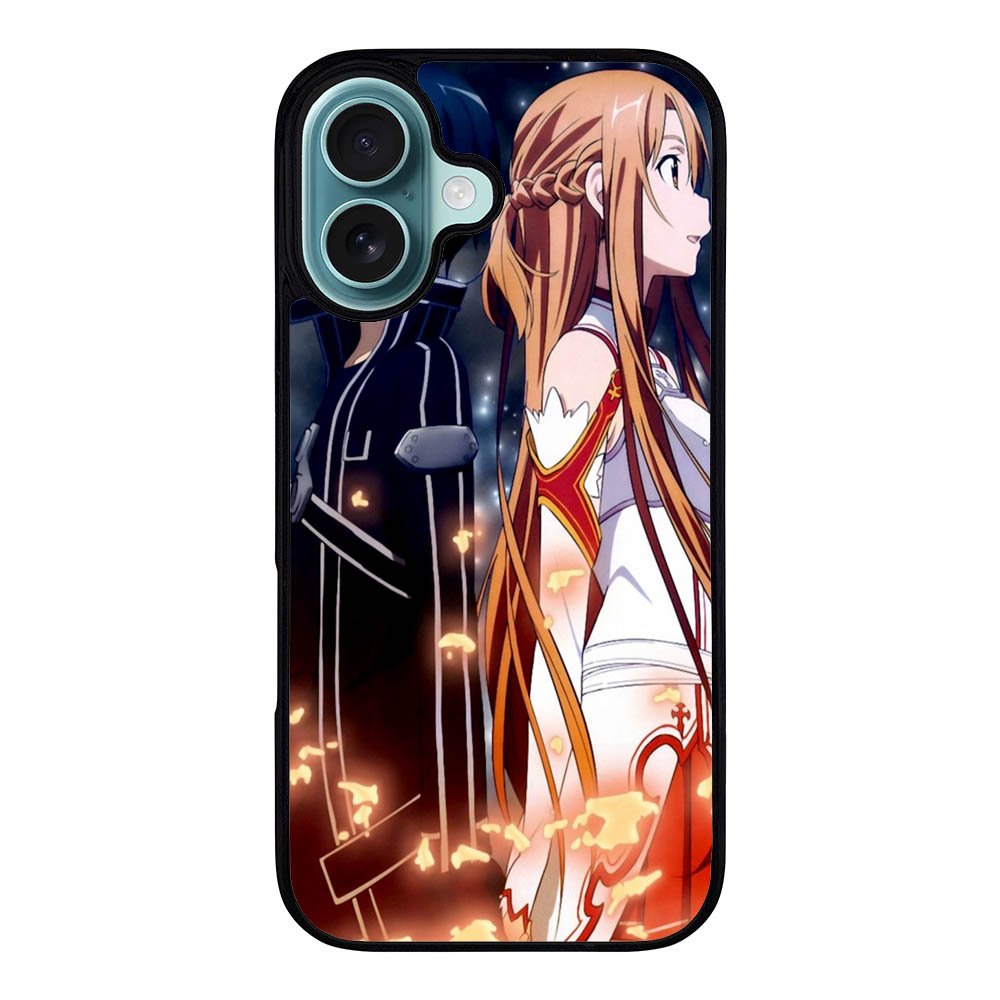 SWORDS ART ONLINE SAO KIRITO AND ASUMA ANIME  Case iPhone 16 Plus BC1104