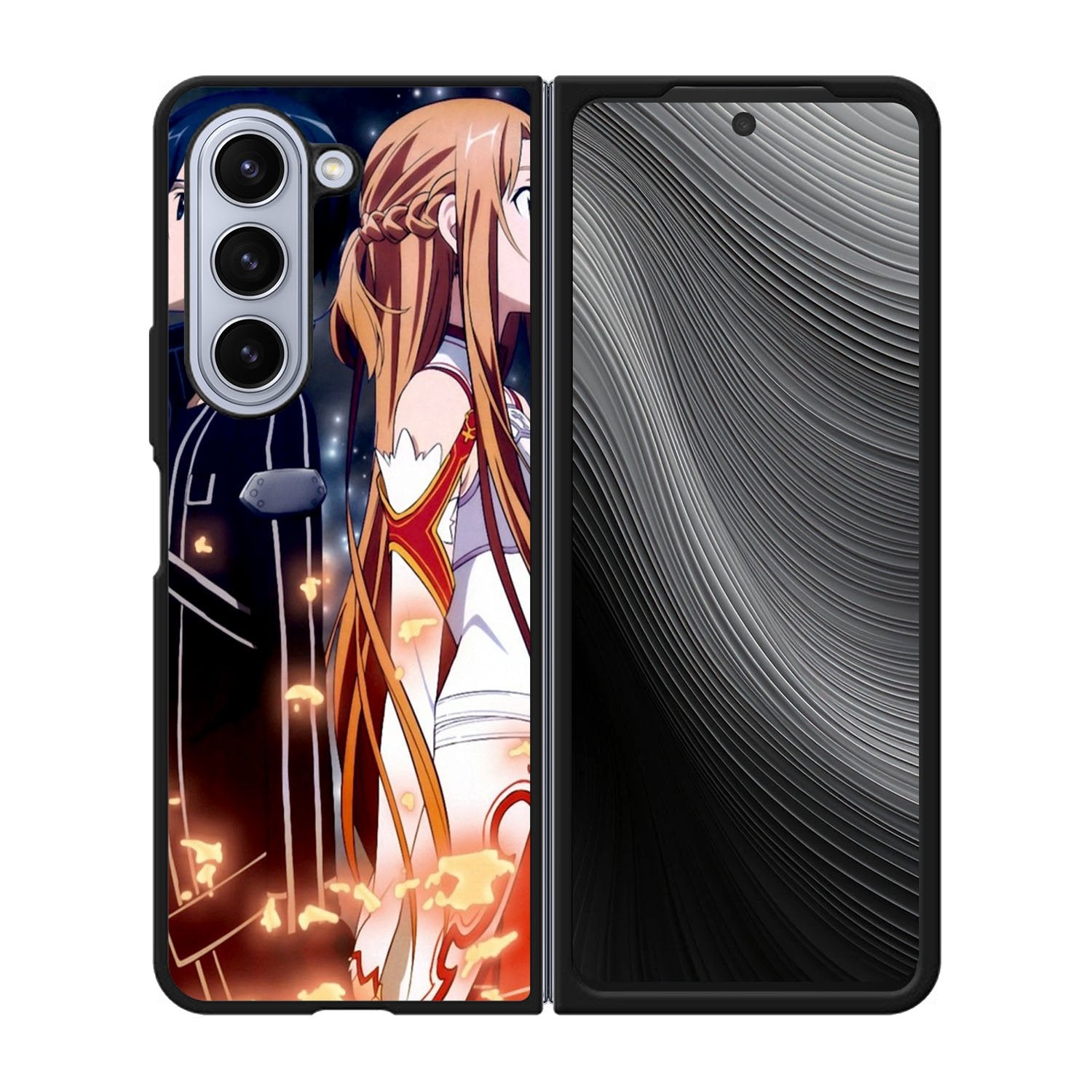 SWORDS ART ONLINE SAO KIRITO AND ASUMA ANIME  Case Samsung Galaxy z Fold 5 5G BC1104