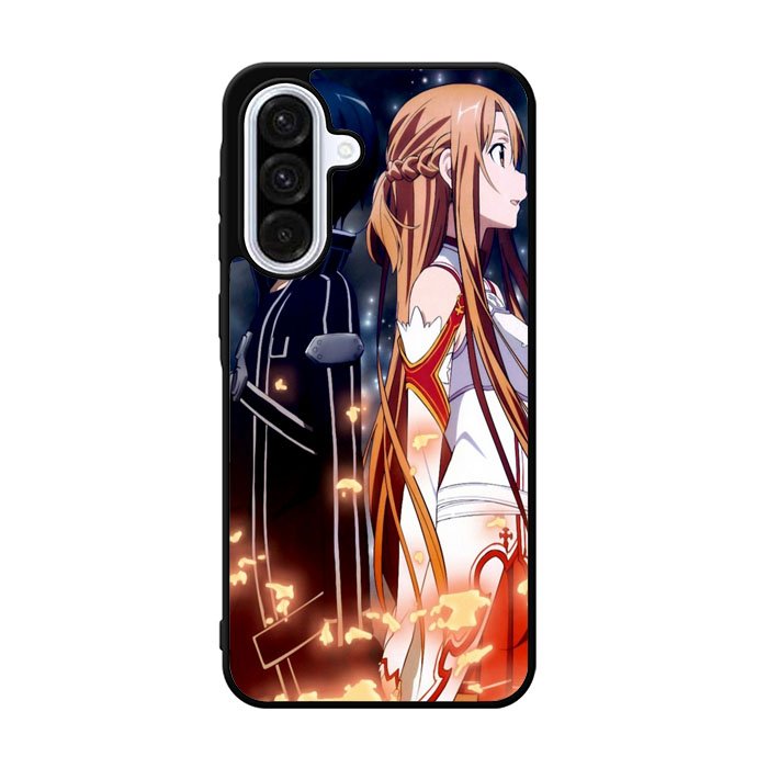 SWORDS ART ONLINE SAO KIRITO AND ASUMA ANIME  Samsung Galaxy A36 Case BC1104