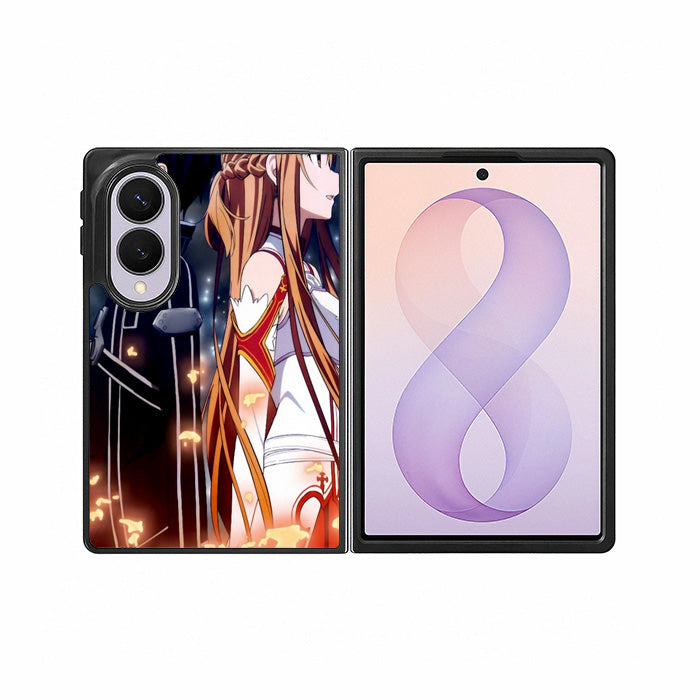 SWORDS ART ONLINE SAO KIRITO AND ASUMA ANIME  Samsung Galaxy Z Fold 8 Case BC1104