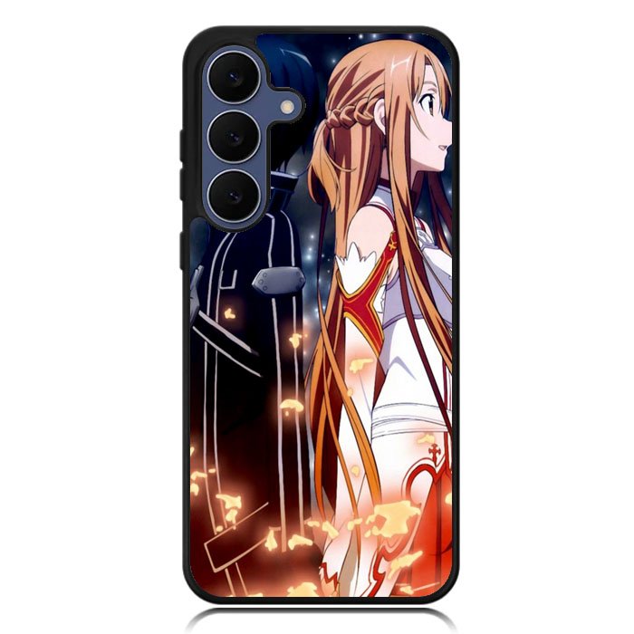 SWORDS ART ONLINE SAO KIRITO AND ASUMA ANIME  Samsung Galaxy S25 FE Case BC1104