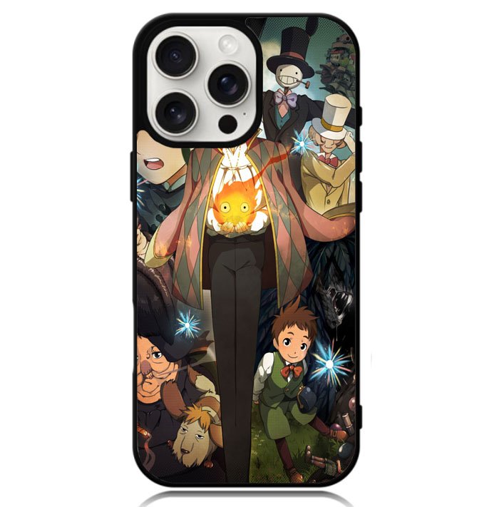 Studio Ghibli Howl'S Moving Castle Case iPhone 16 Pro Max BC1106