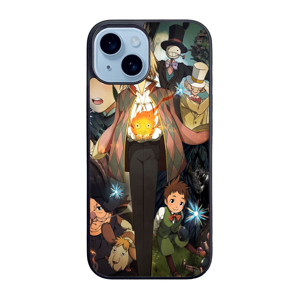 Studio Ghibli Howl'S Moving Castle Case iPhone 15 Plus BC1106