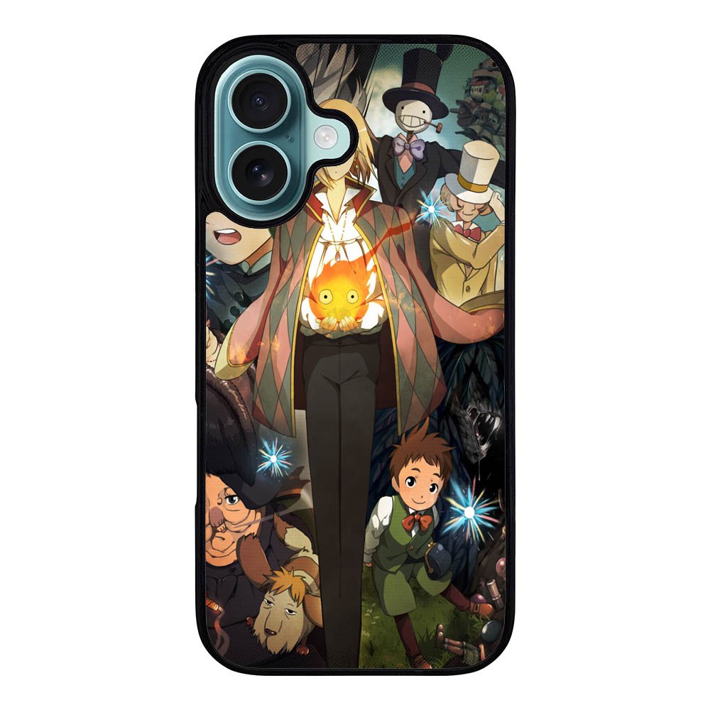 Studio Ghibli Howl'S Moving Castle Case iPhone 16 Plus BC1106