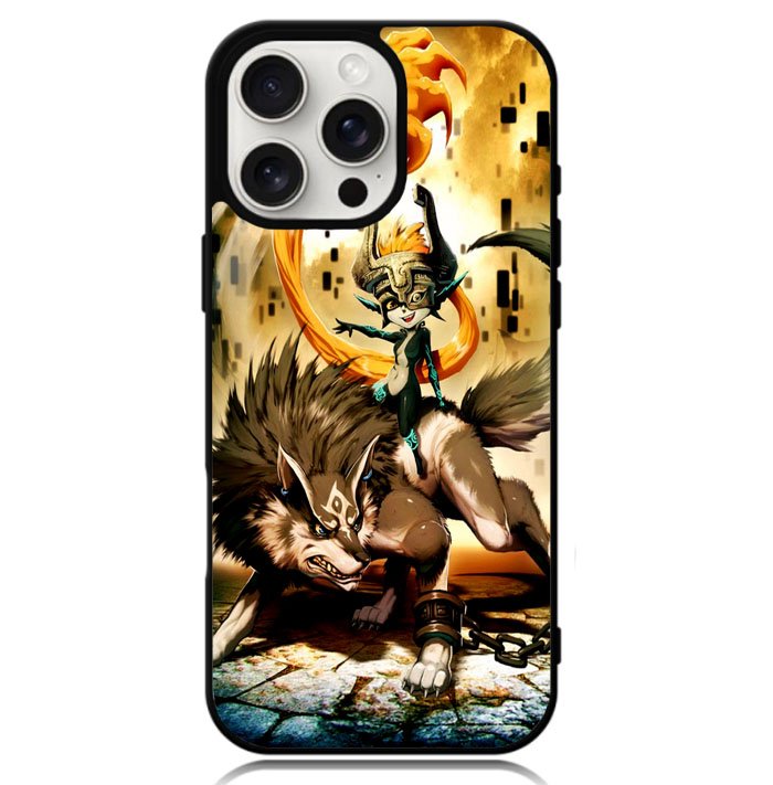 Zelda and wolf twilight princess Case iPhone 16 Pro Max BC1111