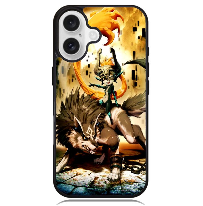 Zelda and wolf twilight princess Case iPhone 16 BC1111
