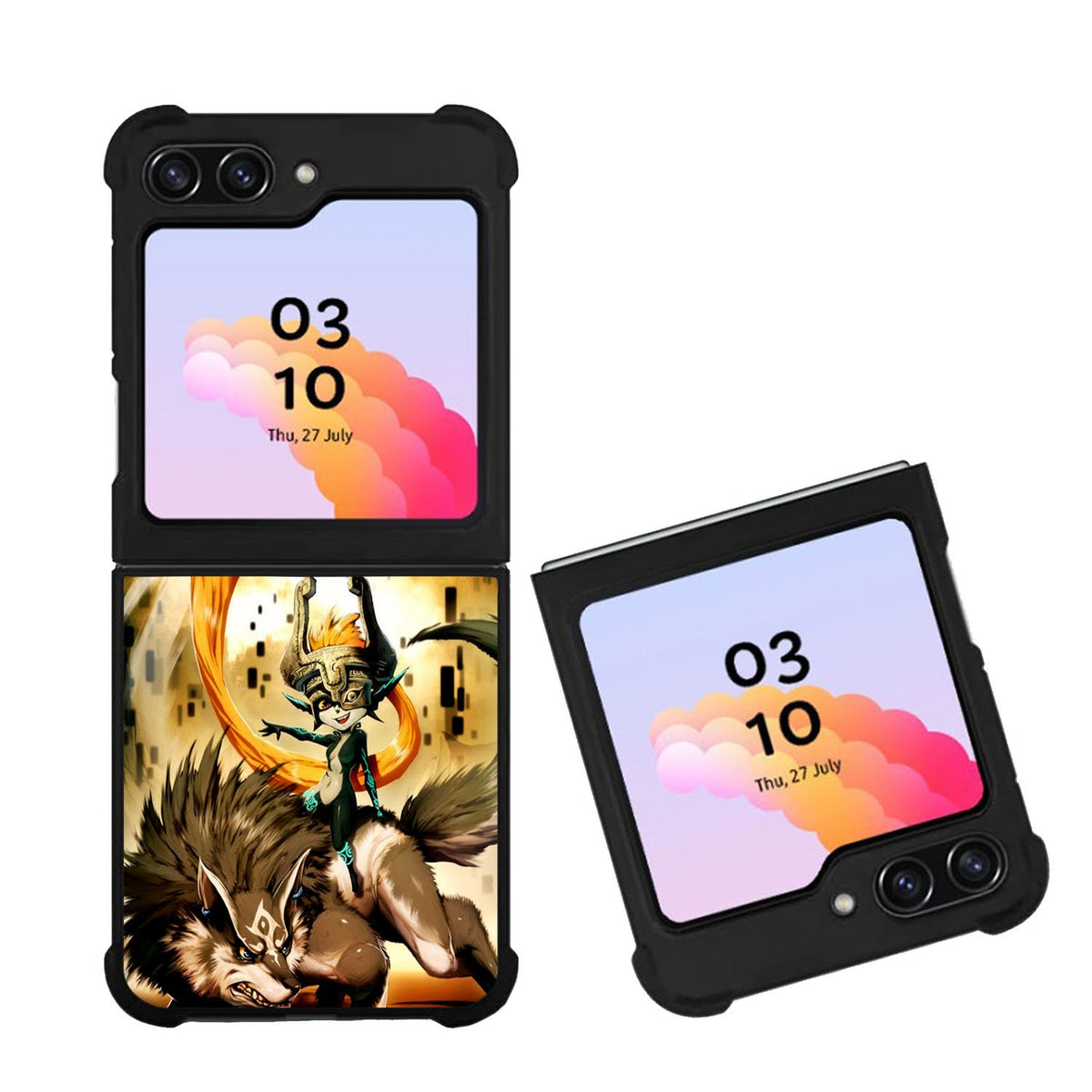Zelda and wolf twilight princess Case Samsung Galaxy Z Flip 5 5G BC1111