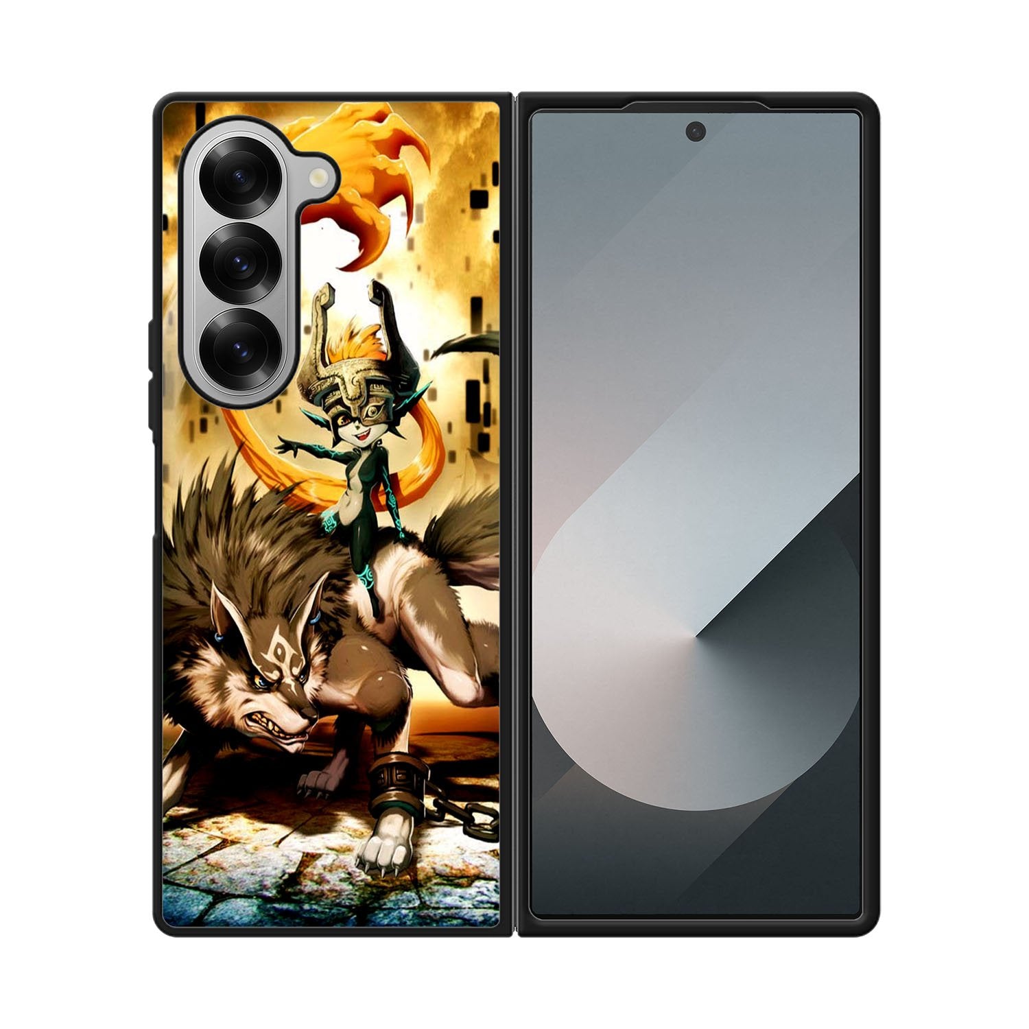 Zelda and wolf twilight princess Case Samsung Galaxy Z Fold 6 5G BC1111