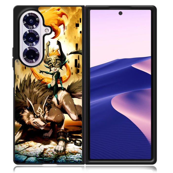 Zelda and wolf twilight princess Samsung Galaxy Z Fold 7 5G Case BC1111