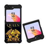 queen logo gold Case Samsung Galaxy Z Flip 5 5G BC1112