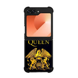 queen logo gold Case Samsung Galaxy Z Flip 6 5G BC1112