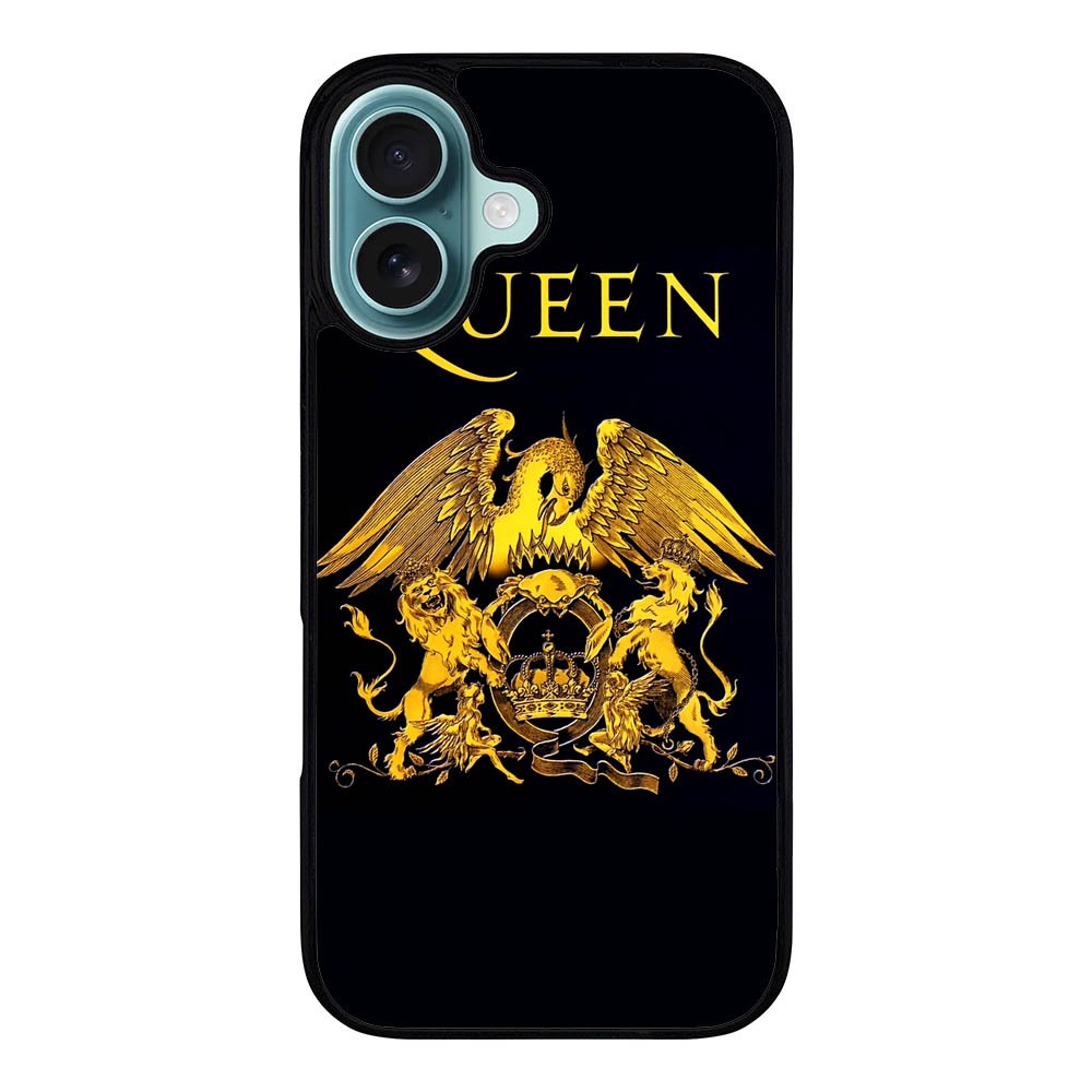 queen logo gold Case iPhone 16 Plus BC1112