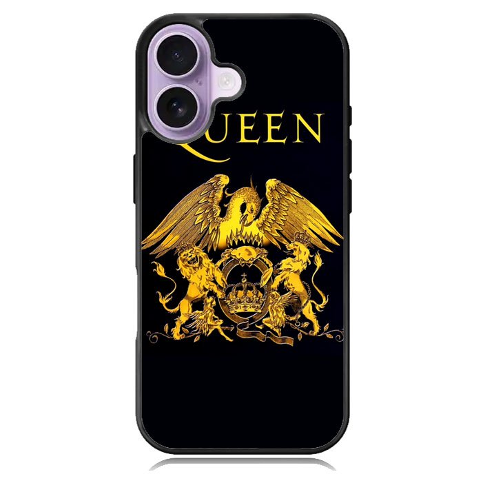 queen logo gold iPhone 17 Case BC1112