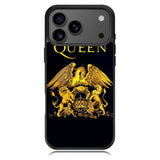 queen logo gold iPhone 17 Pro Max Case BC1112