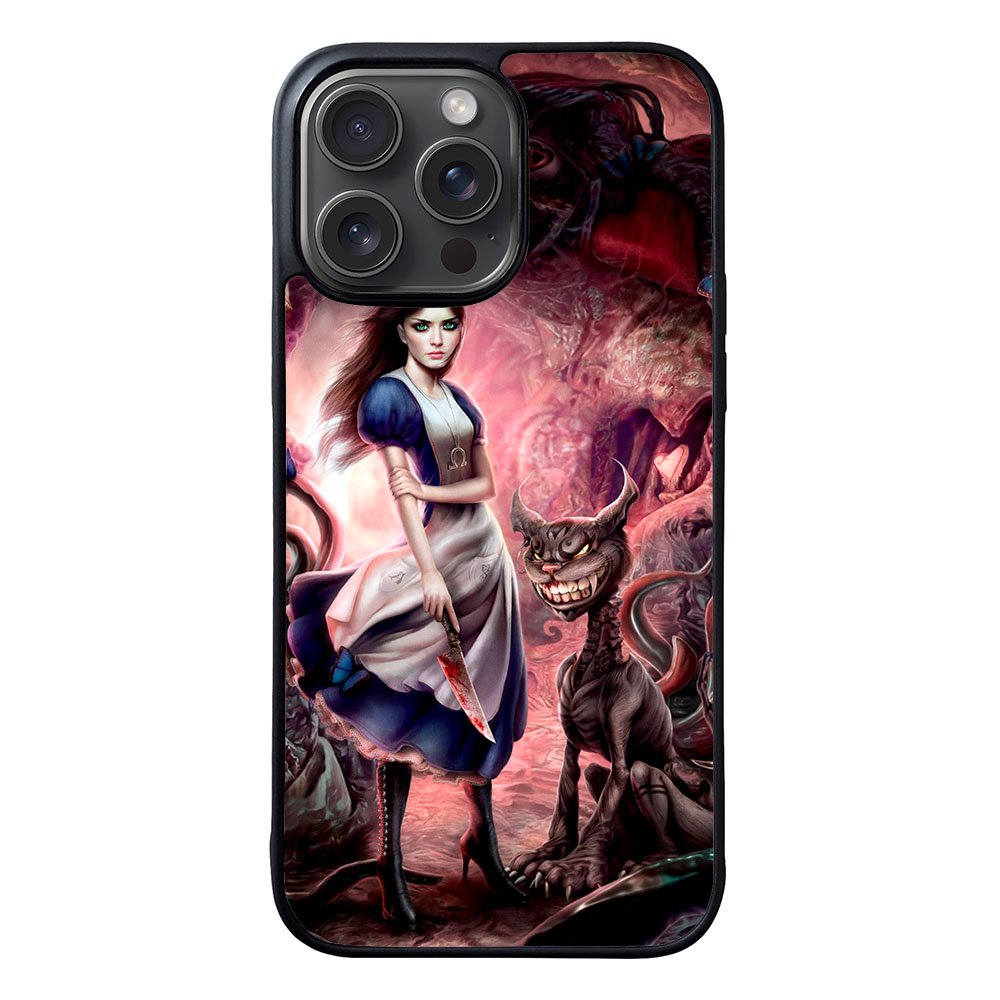 Alice in Wonderland evil Case iPhone 15 Pro BC1113