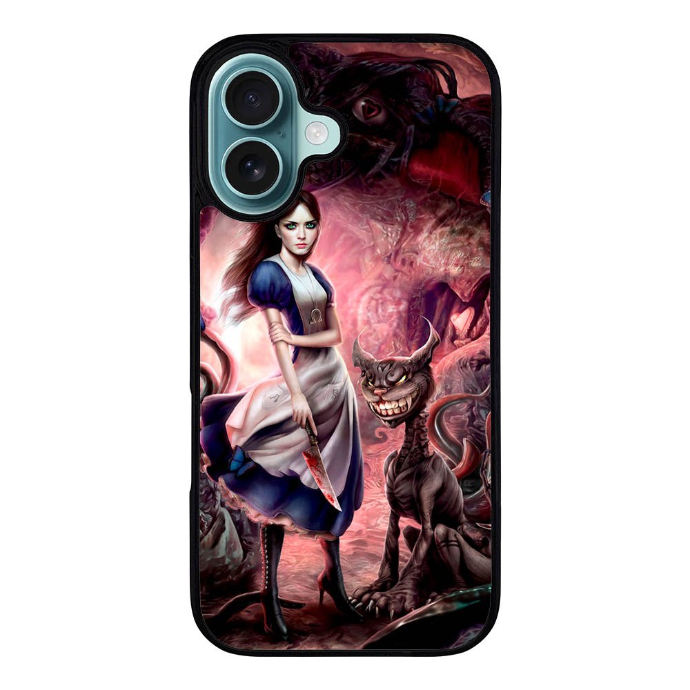 Alice in Wonderland evil Case iPhone 16 Plus BC1113
