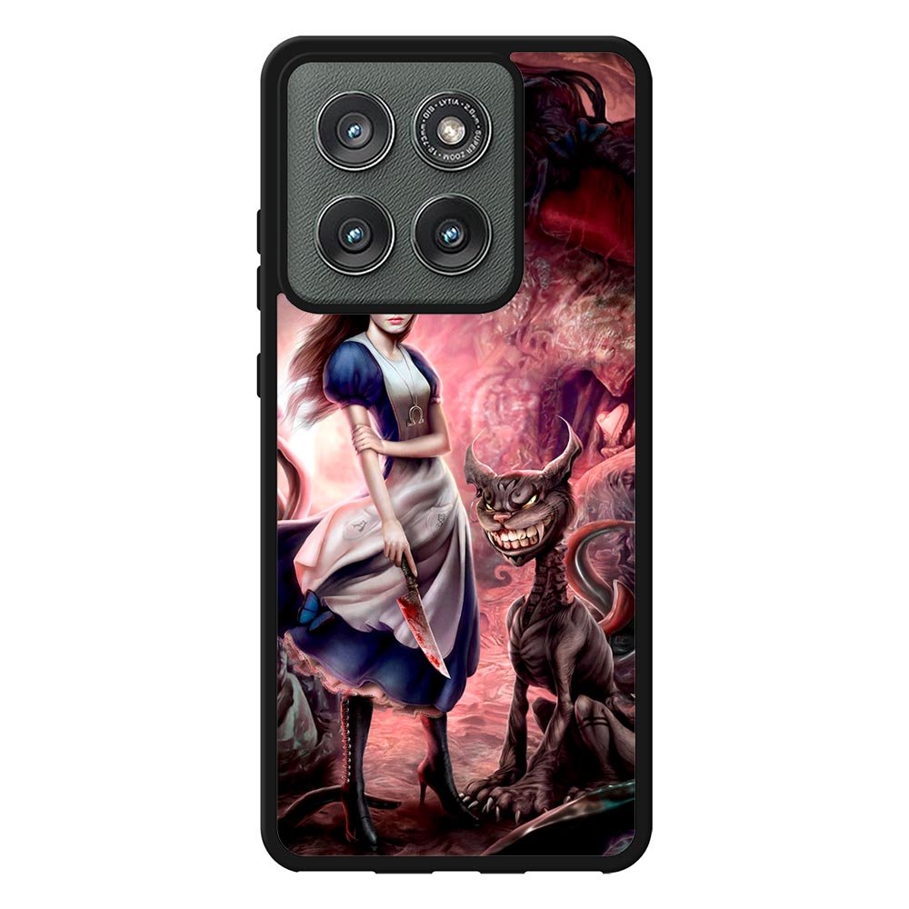 Alice in Wonderland evil Case Motorola Moto Edge 2025 BC1113