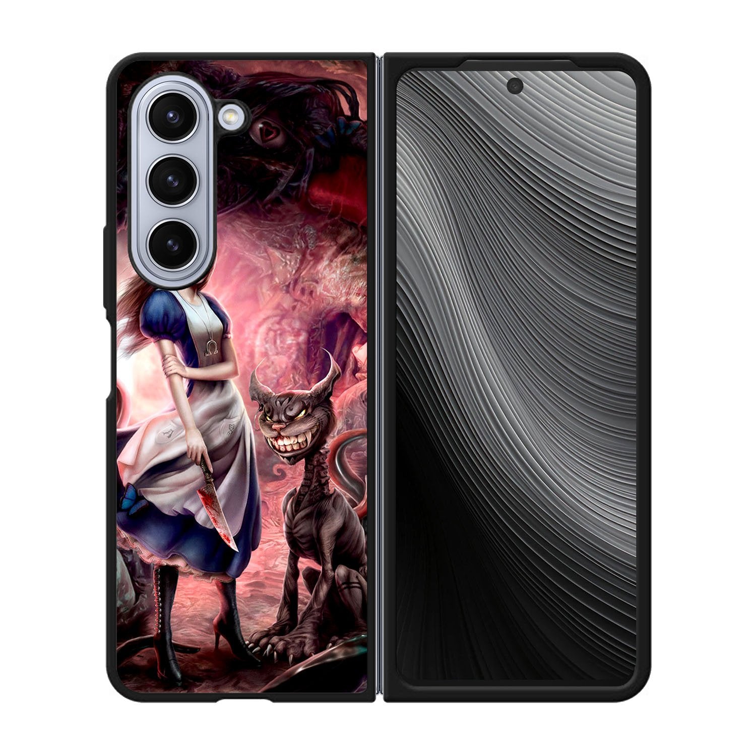 Alice in Wonderland evil Case Samsung Galaxy z Fold 5 5G BC1113