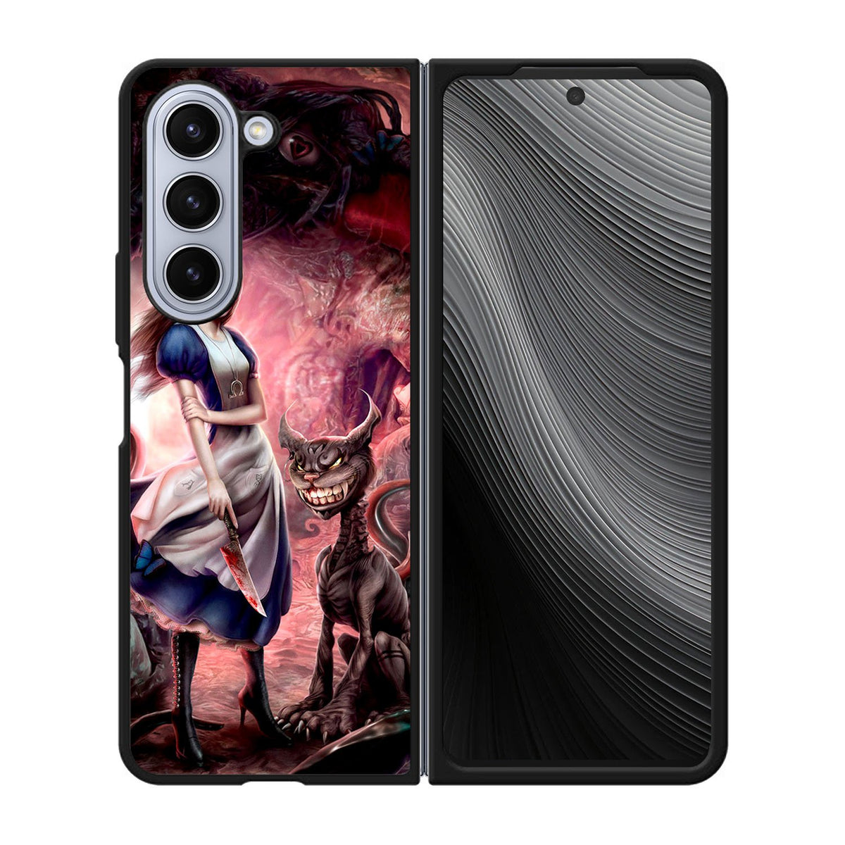 Alice in Wonderland evil Case Samsung Galaxy z Fold 5 5G BC1113