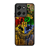 Harry Potter Hogwarts Logo wood Motorola Moto G 5G 2025 Case FE4264