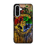 Harry Potter Hogwarts Logo wood Samsung Galaxy A36 Case FE5744