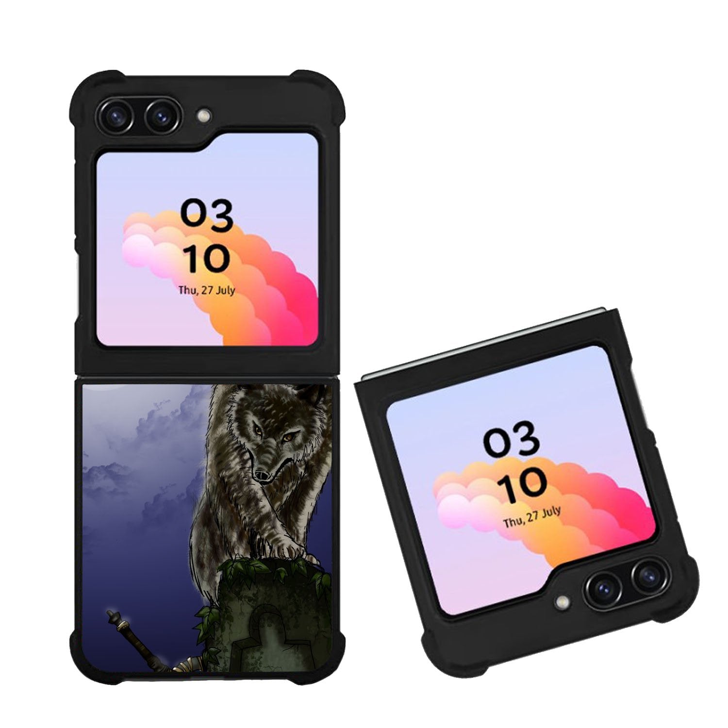 great grey wolf sif puppy Case Samsung Galaxy Z Flip 5 5G BC1115