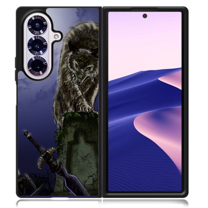 great grey wolf sif puppy Samsung Galaxy Z Fold 7 5G Case BC1115