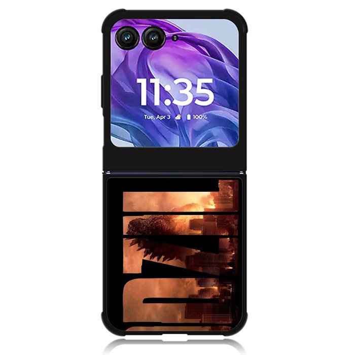 Godzilla font Motorola Moto Razr 2024 , Moto Razr 50 Case