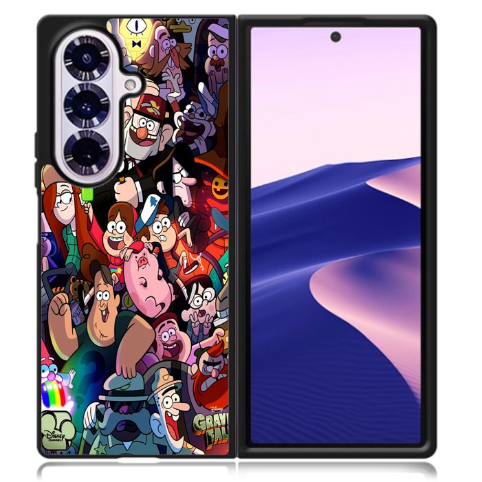 gravity fall  all character Samsung Galaxy Z Fold 7 5G Case BC1126